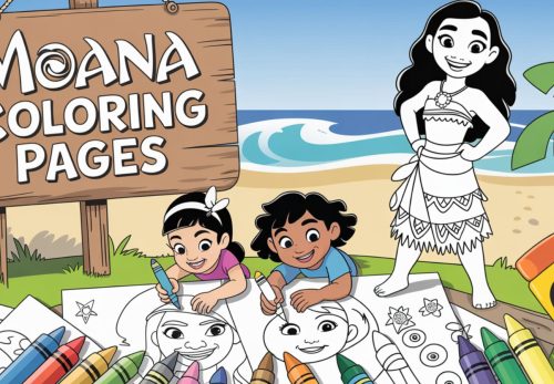 Moana Coloring Pages – Free PDF Printables 🌺🌊 🌴
