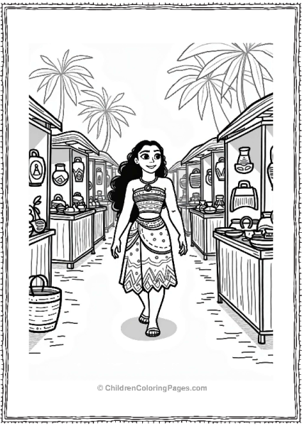 Moana Exploring A Craft Market Free PDF Printable