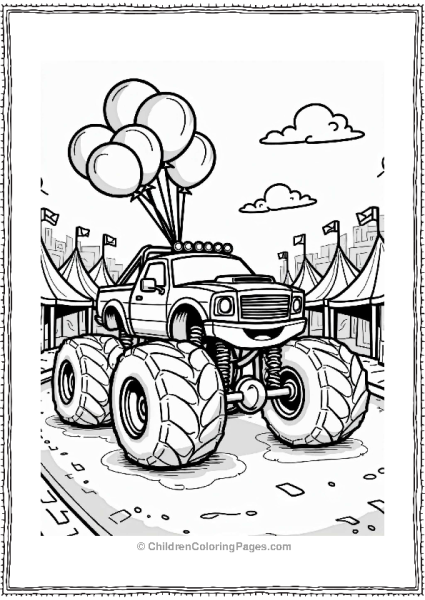 Monster Jam Truck Festival Celebration Free PDF Printable