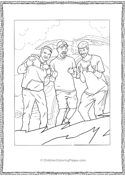 Mr Beast Poses With Friends Free PDF Printable