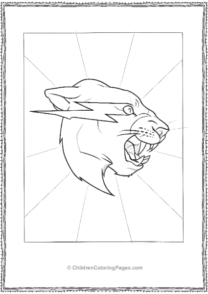 Mr Beast Sabertoothed Tiger Logo Free PDF Printable