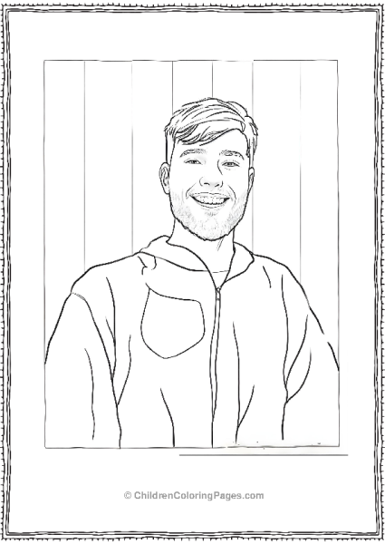 Mr Beast Smiling Portrait Free PDF Printable