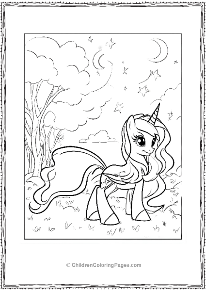 My Little Pony Princess Luna Free PDF Printable