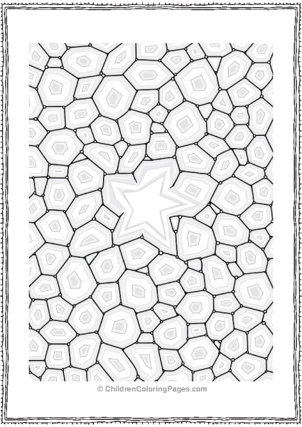 Octagonal Crystal Pattern Free PDF Printable