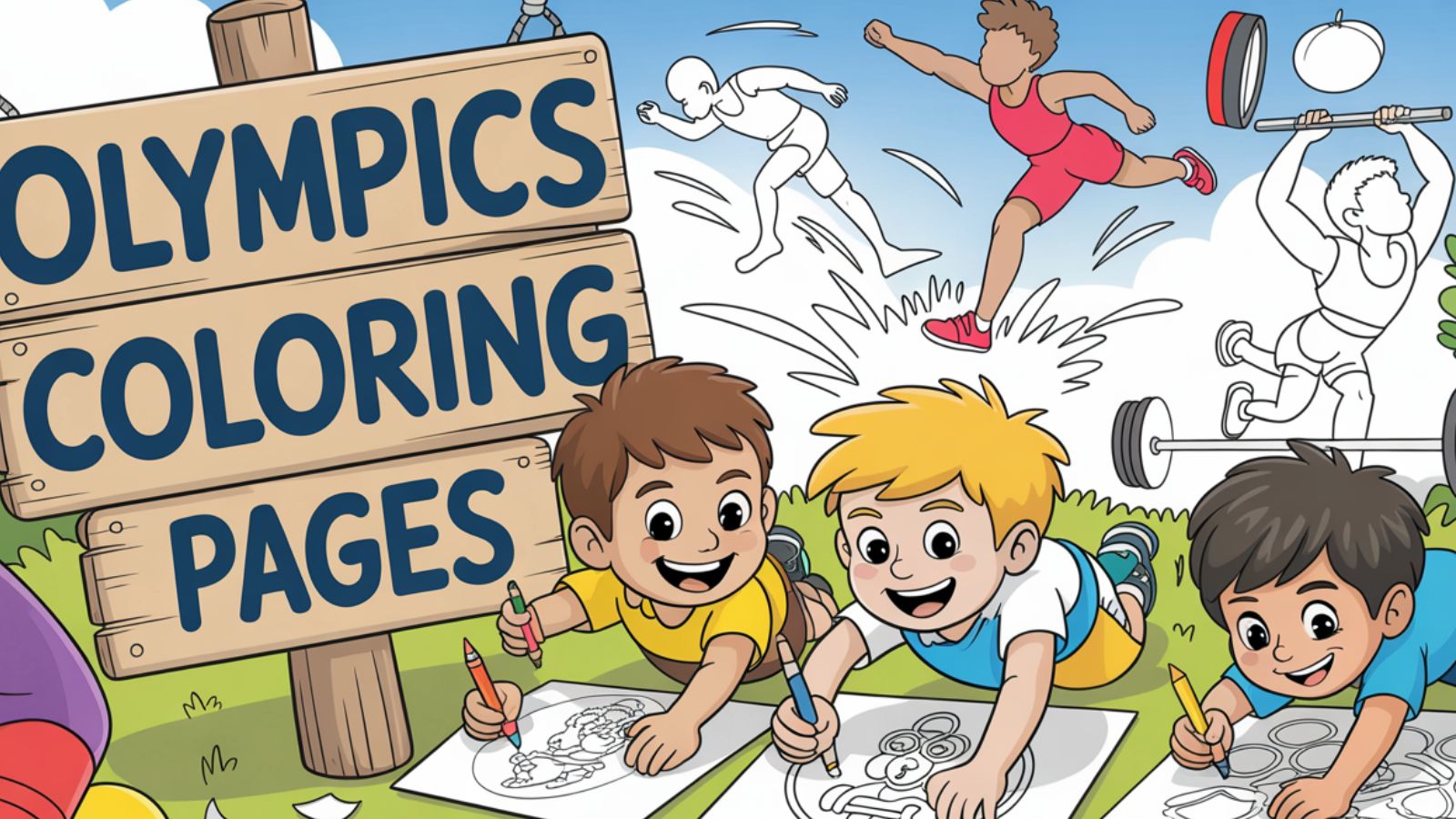Olympics Coloring Pages – Free PDF Printables 🌍🏅🏃‍♂️⛷️