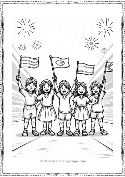 Olympics Opening Ceremony Parade Free PDF Printable