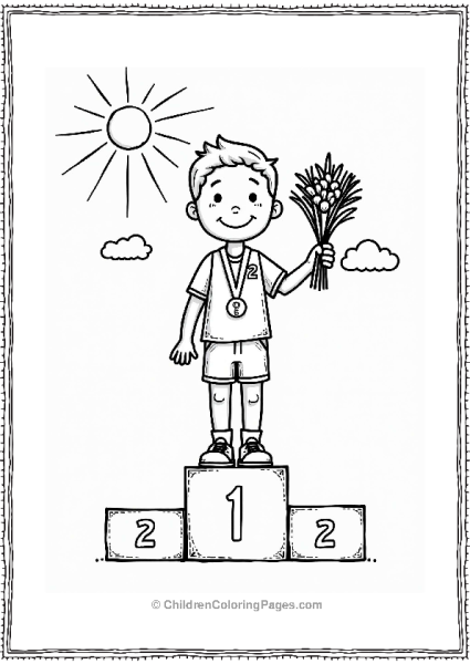 Olympics Victory Ceremony Free PDF Printable