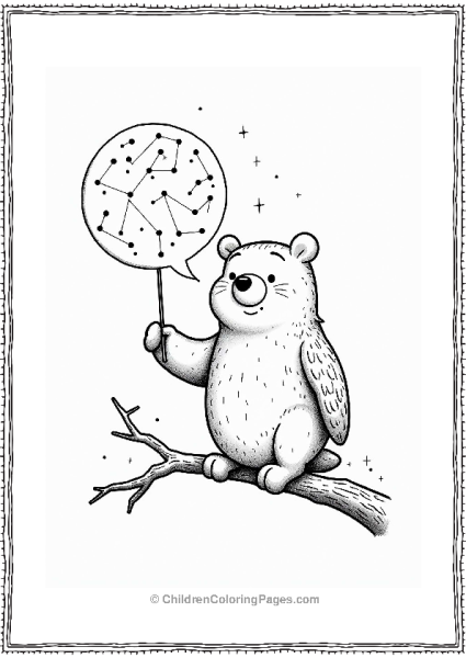 Owls Constellation Map In Winnie The Pooh Free PDF Printable