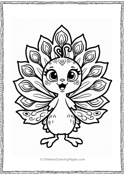 Peacock Miraculous Ladybug Charm Illustration Free PDF Printable