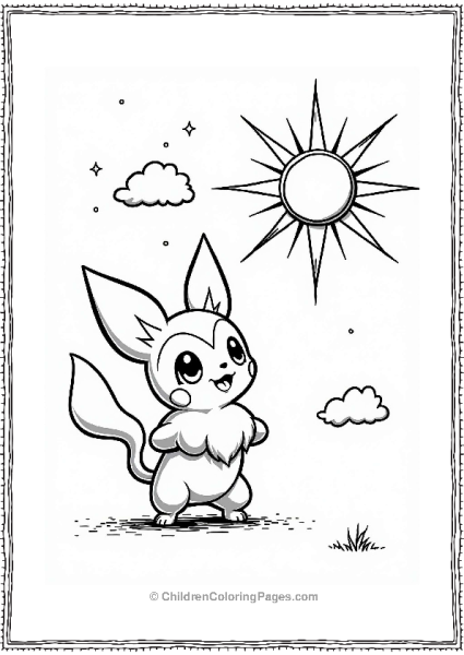 Pichu And The Magical Sun Free PDF Printable