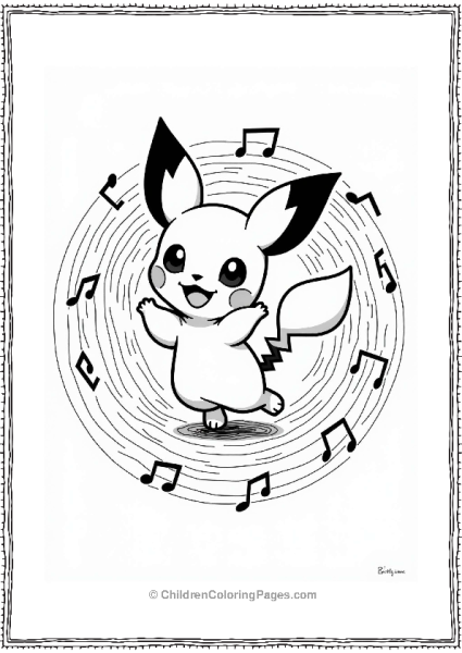Pichus Joyful Dance Circle Free PDF Printable
