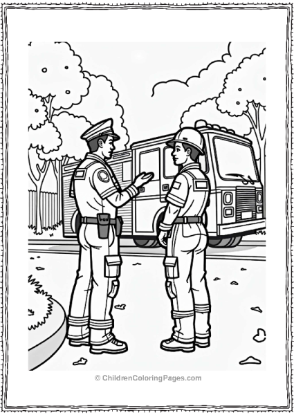 Police And Firefighter Emergency Response Free PDF Printable