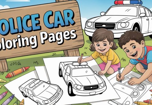 Police Car Coloring Pages – Free PDF Printables 🚓🛑🧰