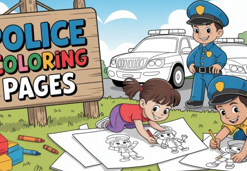 Police Coloring Pages – Free PDF Printables For Kids 👮‍♀️👮🚓⭐