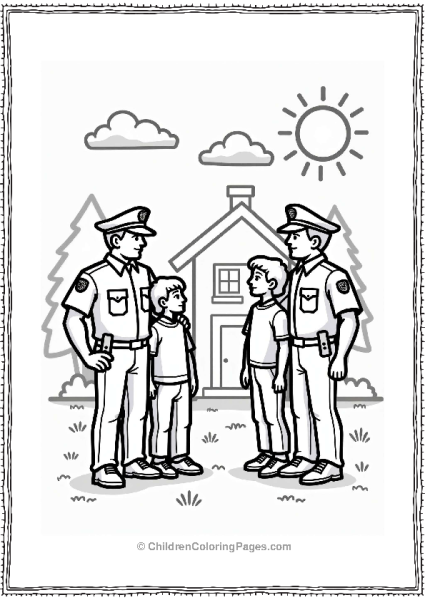 Police Family Safety Day Free PDF Printable