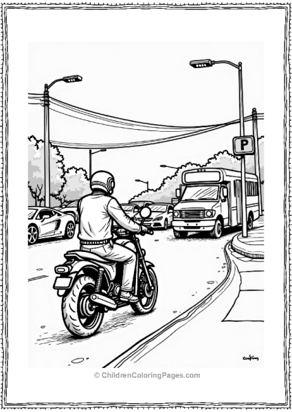 Police Officer Directing Traffic At Intersection Free PDF Printable