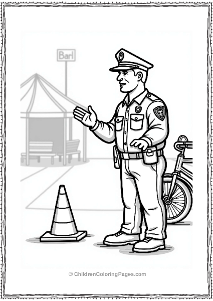 Police Officer Safety Tips Demonstration Free PDF Printable