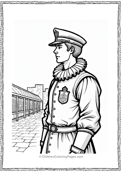 Police Renaissance Constable In Market Square Free PDF Printable