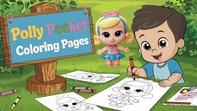Polly Pocket Coloring Pages