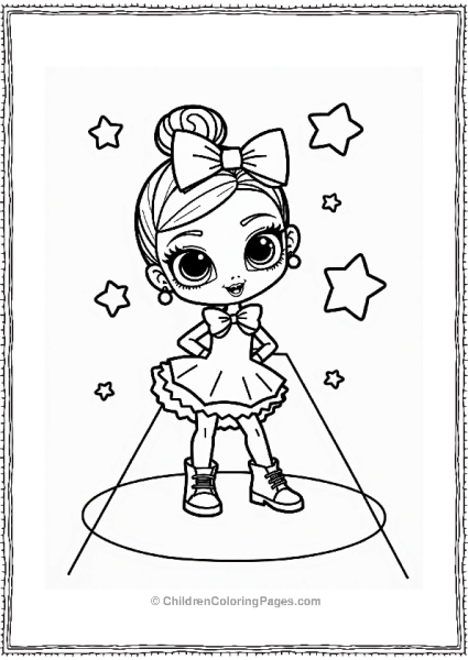 Polly Pocket Lila On The Runway Free PDF Printable
