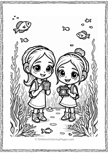 Polly Pocket Lila Shani And Nicholas At The Coral Reef Free PDF Printable