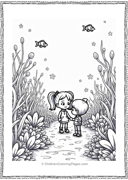 Polly Pocket Lila Shani And Nicholas In An Underwater Garden Free PDF Printable