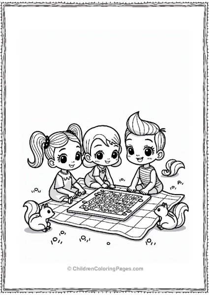 Polly Pocket Lila Shani And Nicholas Picnic Game Free PDF Printable