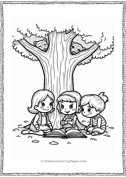 Polly Pocket Lila Shani And Nicholas Storytime Under A Tree Free PDF Printable