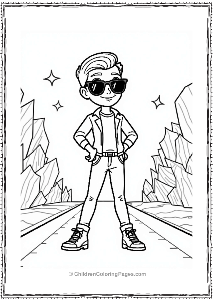 Polly Pocket Nicholas Cool Pose On The Runway Free PDF Printable