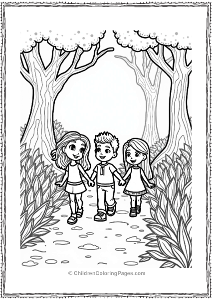 Polly Pocket Nicholas Guiding Lila And Shani In The Crystal Forest Free PDF Printable