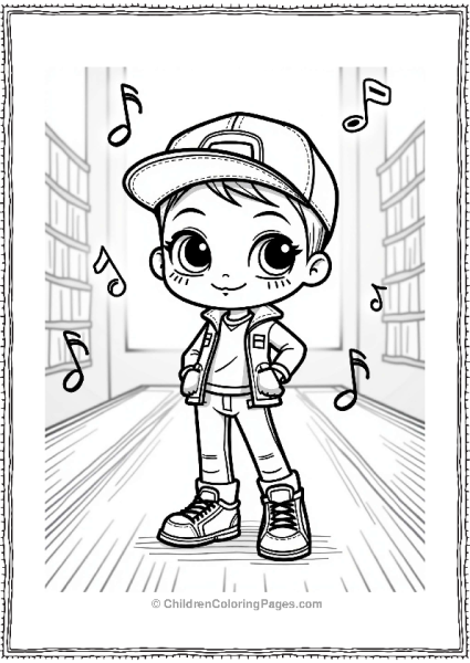 Polly Pocket Nicholas In Trendy Gear On The Runway Free PDF Printable