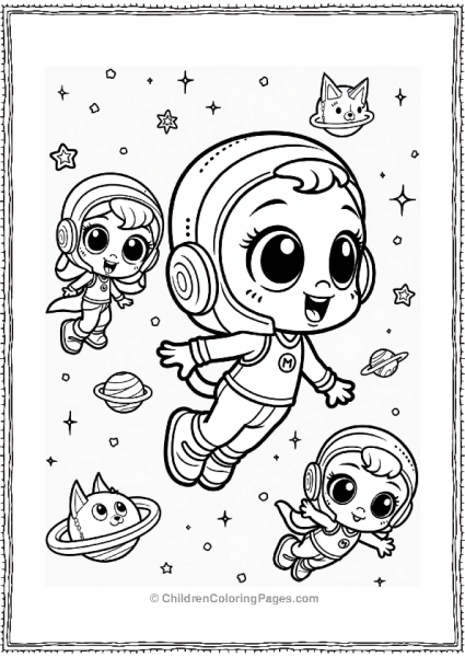 Polly Pocket Nicholas With Space Pets Free PDF Printable