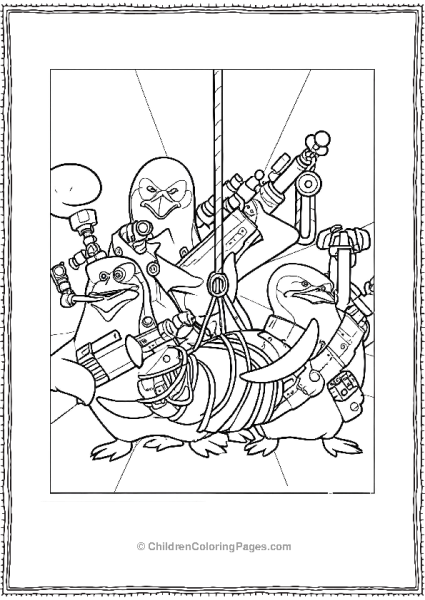Private Skipper And Kowalski From Madagascar On The Run Free PDF Printable
