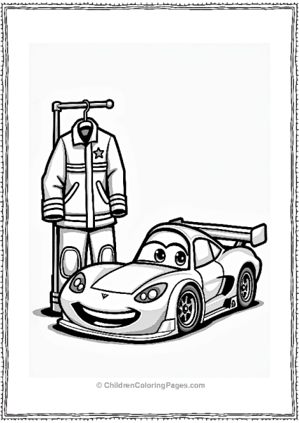 Race Car And Fire Suit Safety Gear Free PDF Printable