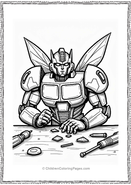 Rescue Bots Bumblebee Building A Robot Free PDF Printable
