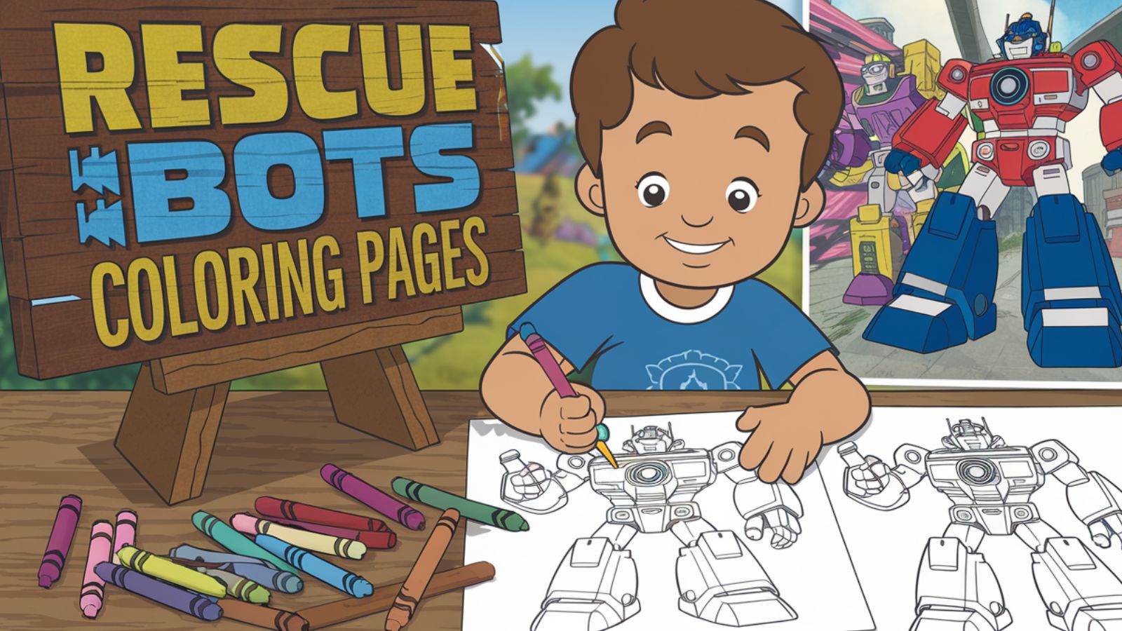 Rescue Bots Coloring Pages – Free PDF Printables 🚒🤖