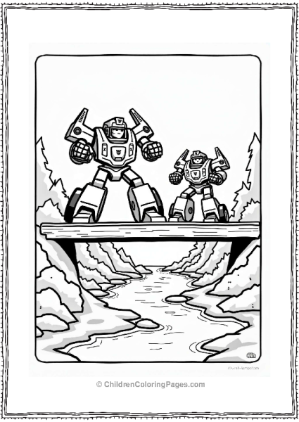 Rescue Bots Heatwave And Rescue Bots Building A Bridge Free PDF Printable