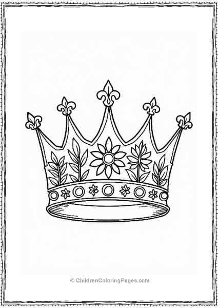 Seasonal Nature Crown Design For Kids Free PDF Printable