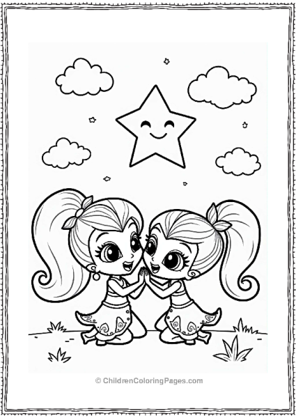 Shimmer And Shine Shimmer And Shine Help Leah Wish Upon A Star Free PDF Printable