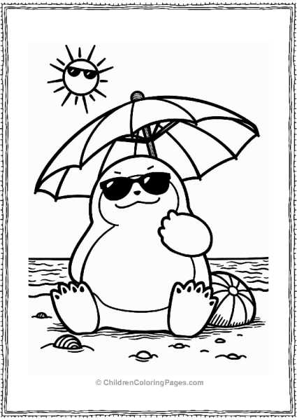 Snorlax At The Summer Festival Free PDF Printable