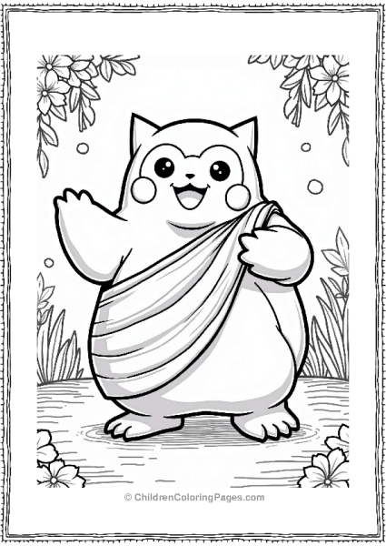 Snorlax Dancing At An Indian Wedding Free PDF Printable
