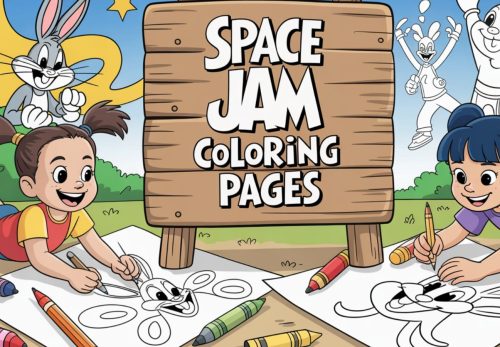 Space Jam Coloring Pages – Free PDF Printables 🏀🎬🌌