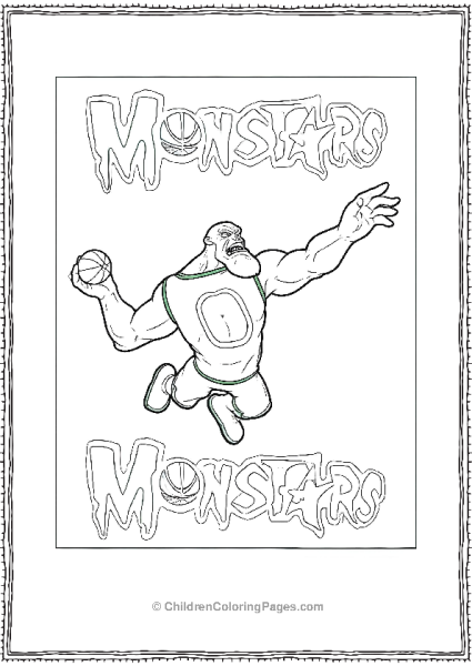 Space Jam Monstars Bang Free PDF Printable
