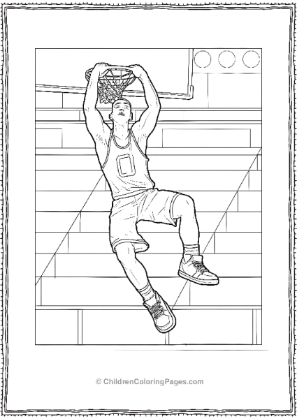 Space Jam Monster Blanko Dunking Free PDF Printable