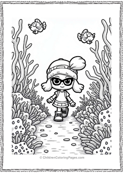 Splatoon Coral Garden Adventure Free PDF Printable