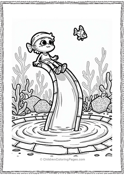 Splatoon Coral Playground Scene Free PDF Printable