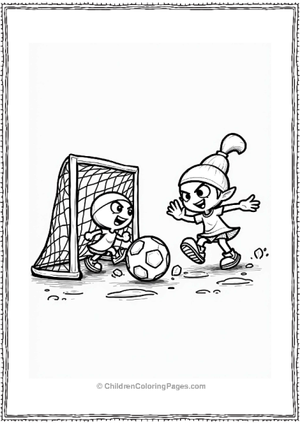 Splatoon Squid Soccer Match Free PDF Printable