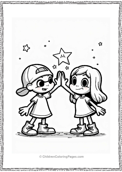 Splatoon Turf War Team Celebration Free PDF Printable