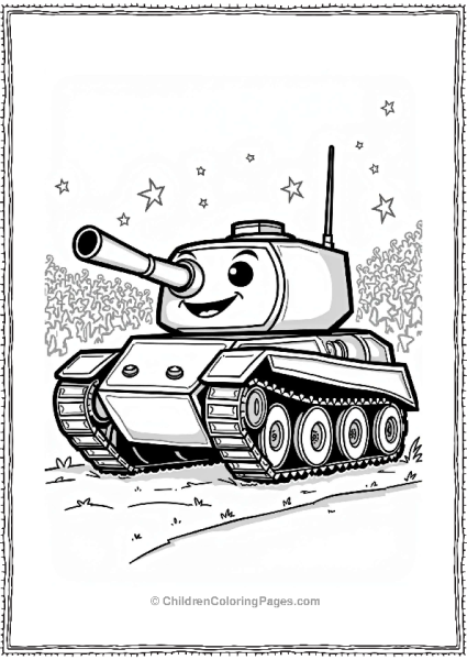 Sports Tank With Cheerful Character Free PDF Printable
