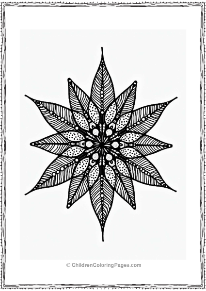 Star Shaped Mandala Zentangle Patterns Free PDF Printable